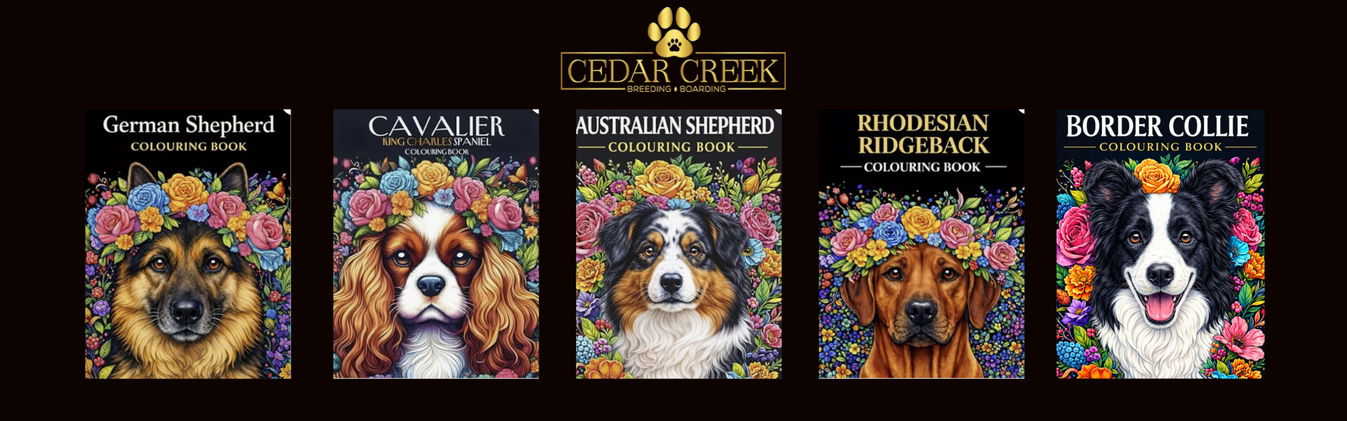 Cedar Creek Colouring Books & Journals