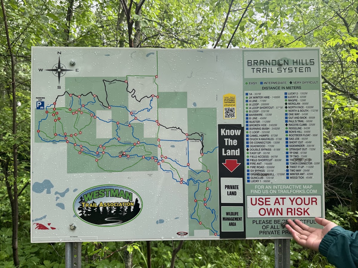 Brandon Hills Wildlife Management Area Trailhead